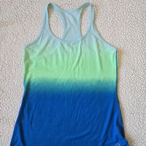 GAP Blue and Green Ombre Tank Top